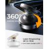 imageLISEN Suction Phone Mount Mini Portable Super Stable Electric Vacuum Magnetic Phone Holder 360 Adjustable Vlogging Travel MultiScene Use for iPhone 16e 16 Pro Max 15 14 13 12Silver