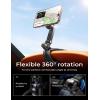 imageLISEN for Magsafe 360 Degree Rotation Dashboard Car Phone Holder Strong Compression Clamp Clip on Dashboard Cell Phone Holder Multifunctional MagSafe Magnetic Car Phone Mount for iPhone 16 15 14 13Black