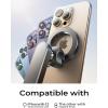 imageLISEN for Magsafe 360 Degree Rotation Dashboard Car Phone Holder Strong Compression Clamp Clip on Dashboard Cell Phone Holder Multifunctional MagSafe Magnetic Car Phone Mount for iPhone 16 15 14 13Black
