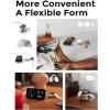 imageLISEN 2X Faster Charging Speed  15W QI2 Magsafe Charger Stand Cube 3 in 1 Charging Station Apple MagGo Travel Charger for Multiple Devices for iPhone AirPods Apple Watch 30W Charger Included
