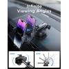 imageLISEN Car Phone Holder Mount Upgrade 3 in 1 Phone Mount for Car Windshield Dashboard Air Vent 360 Universal Hands Free Automobile Cell Phone Holder Fit for iPhone 16 15 14 13 12 Samsung