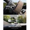 imageLISEN Electric Retractable Car Phone Mount Content Creator MagSafe Suction Cup Phone Mount Vacuum Magnetic Phone Holder fit Windshield Smooth Surface Vlogging for 17 iPhone 16e 16 Pro Max 15 14 13 12Black