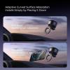 imageLISEN Electric Retractable Car Phone Mount Content Creator MagSafe Suction Cup Phone Mount Vacuum Magnetic Phone Holder fit Windshield Smooth Surface Vlogging for 17 iPhone 16e 16 Pro Max 15 14 13 12Space Gray