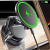 imageLISEN Suction Cup Phone MountPro with Charge Function15W Magsafe Car Mount ChargerMore PortableFlexible 360 Vacuum Magnetic Suction Phone Holder for 17 iPhone 16 15 14 13 12 Pro Max Plus Mini