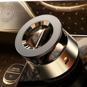 imageLISEN Electric Retractable Car Phone Mount Content Creator MagSafe Suction Cup Phone Mount Vacuum Magnetic Phone Holder fit Windshield Smooth Surface Vlogging for 17 iPhone 16e 16 Pro Max 15 14 13 12Space Gray