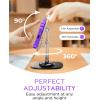 imageLISEN Cell Phone Stand for Desk Phone Holder for Desk iPhone Stand Cute Phone Office Accessories for Women  Cubicle Accessories Acrylic iPhone Holder soporte para celular Suitable for 411