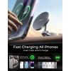 imageLISEN for Magsafe Car Mount Charger Dashboard 360 Rotation Foldable Wireless Car Charger Ultra Magnetic Phone Holder Dashboard Magsafe 3 Car Mount Fits iPhone 15 14 13 12 Pro Max Plus