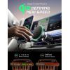 imageLISEN for Qi2 Magsafe Car Mount Charger Upgrade LongLasting Charge 15W Car Phone Holder Magnetic Charger Magsafe Car Charger for iPhone 17 Pro Max 16 15 Pixel 10 Samsung S25 with MagSafe CaseBlack